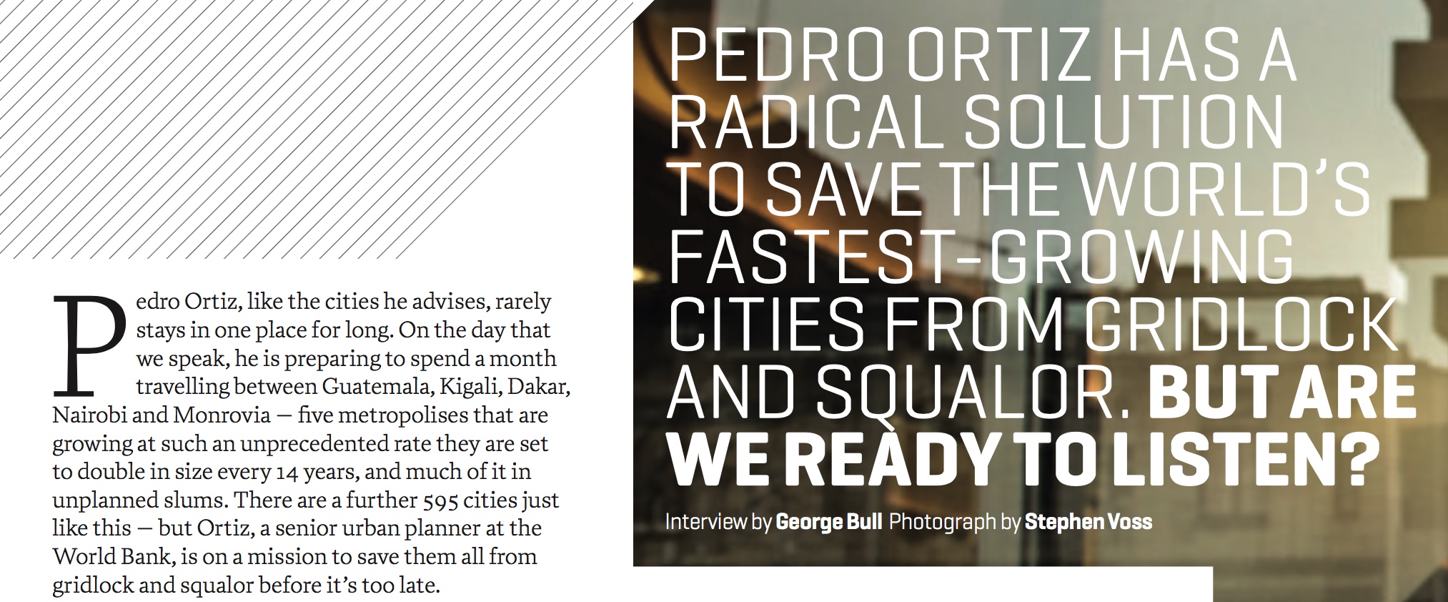 Pedro B. Ortiz Metro-Matrix Metropolitan Interview Article Magazine India