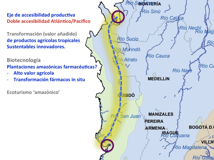 Chocó Desarrollo Pacífico Colombia Metro Matrix Pedro B. Ortiz