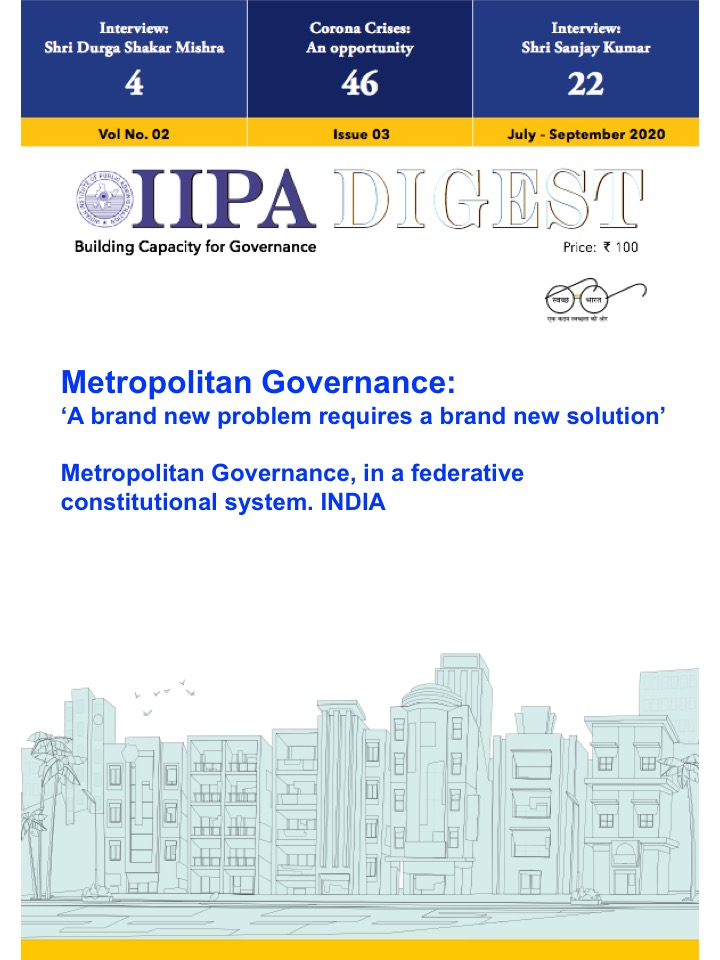 Pedro B. Ortiz Metro Matrix Metropolitan Governance INDIA