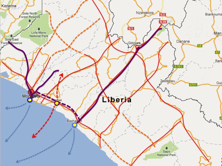 Liberia Strategic National Plan Metro Matrix structure